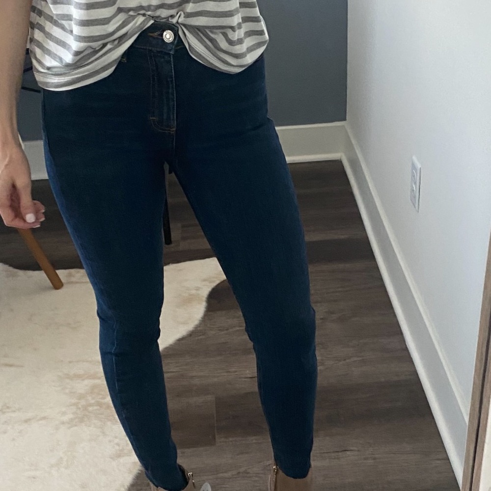 TOPSHOP Jamie Jeans Ankle Indigo Size 26 - NEW - Picture 5 of 9